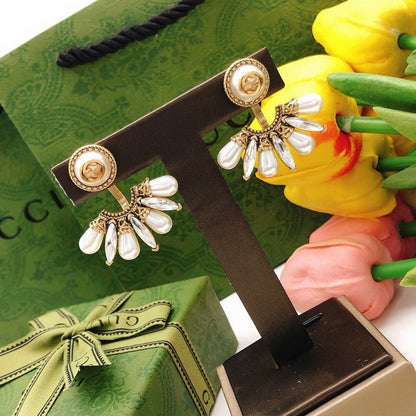GG Sector Pearl Earrings
