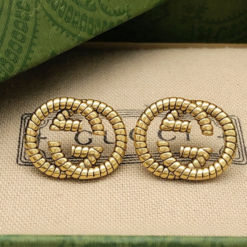GG Twist Gold Earrings