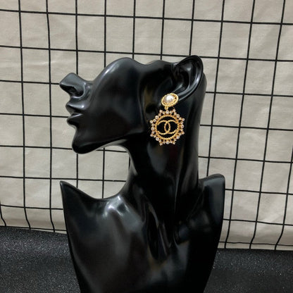 CC Snow Flower Diamond Earrings