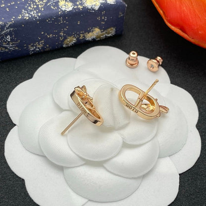 CD Bee Gold Earrings