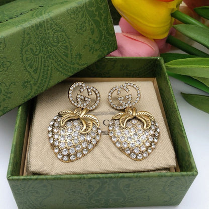 GG Strawberry Diamond Earrings