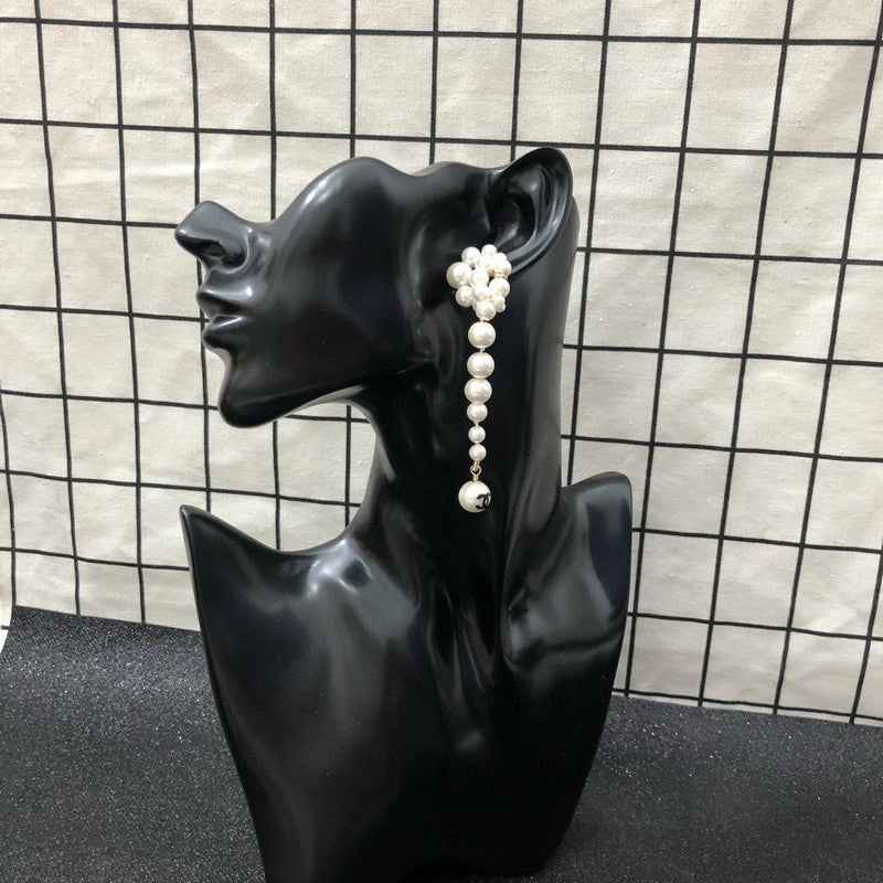 CC Long Pearls Earrings