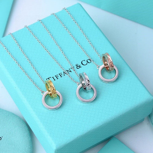 Tiff 1837 Interlocking Circles Pendant Necklace