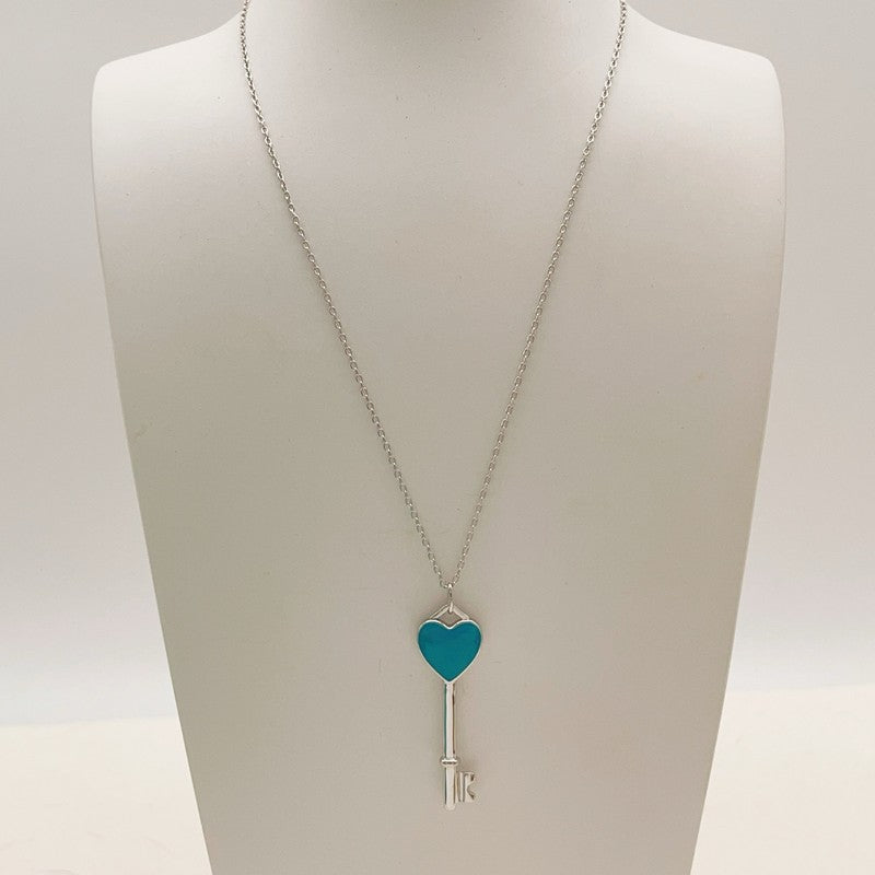 Tiff Blue Key Necklaces
