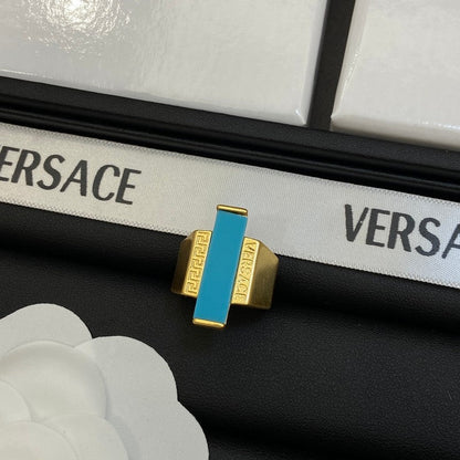 Vers Sky Blue Gold Ring