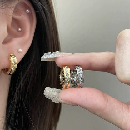 BVLG Diamond Gold Earring