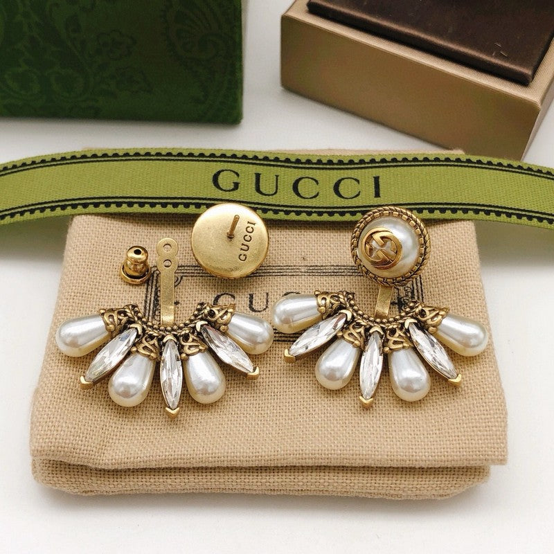 GG Sector Pearl Earrings
