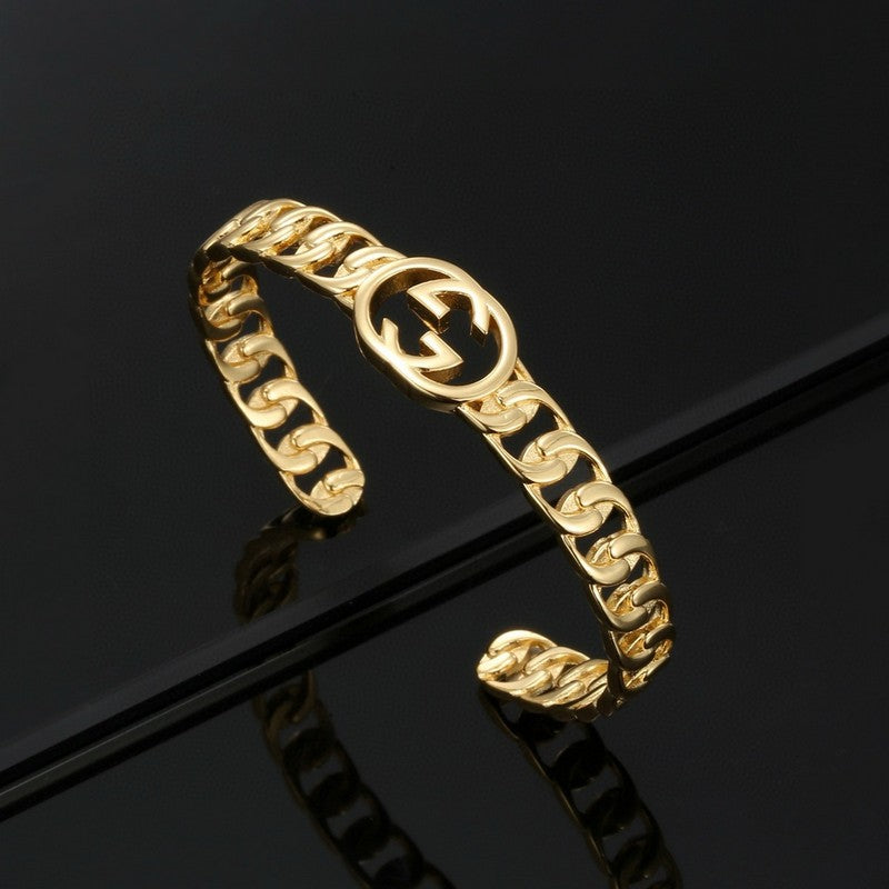 GG Chain Open Bracelet