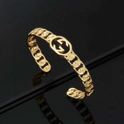 GG Chain Open Bracelet