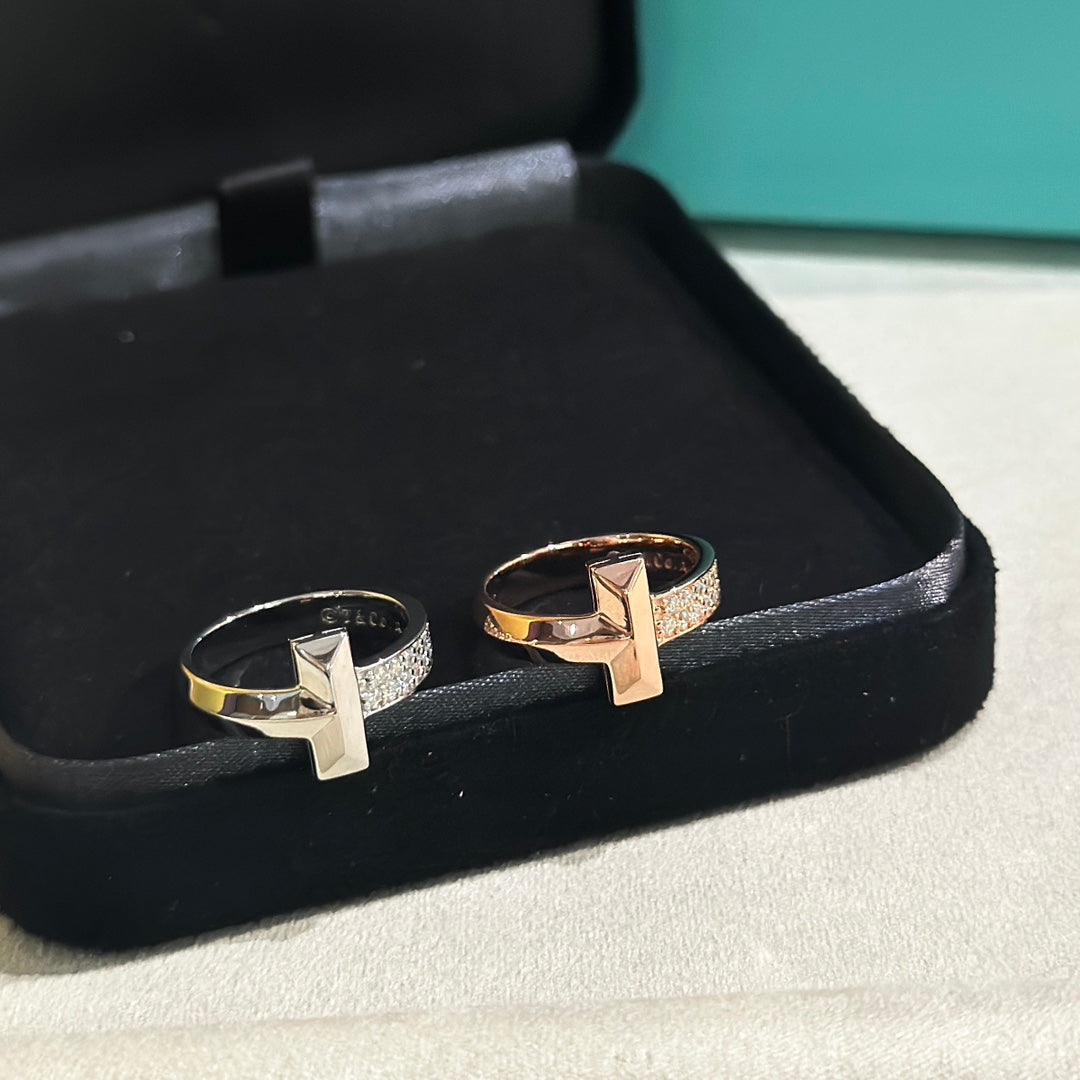 Tiff Narrow Pave Ring