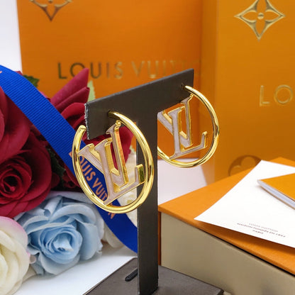 Louis Louise Hoop Pearls Earrings