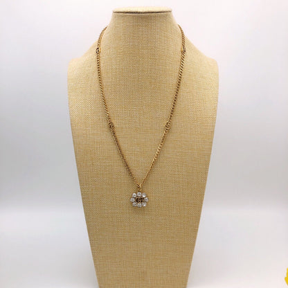 GG Flower Crystals Necklace