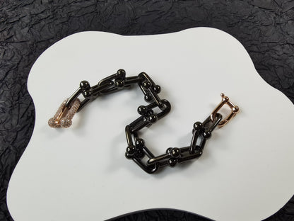 Tiff HardWear Black Titanium Bracelet