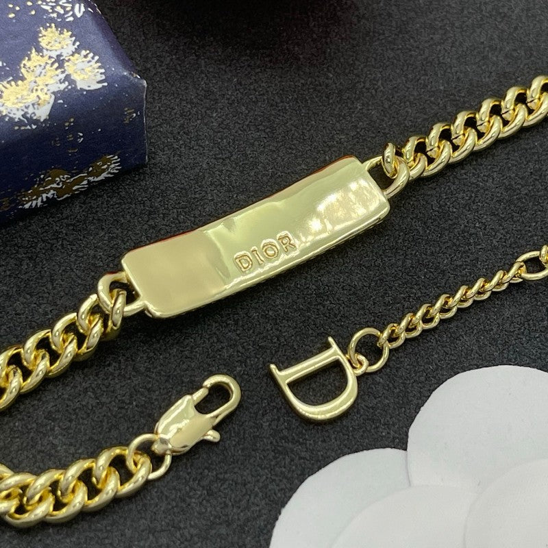 CD Petit Diamond Chain Bracelet