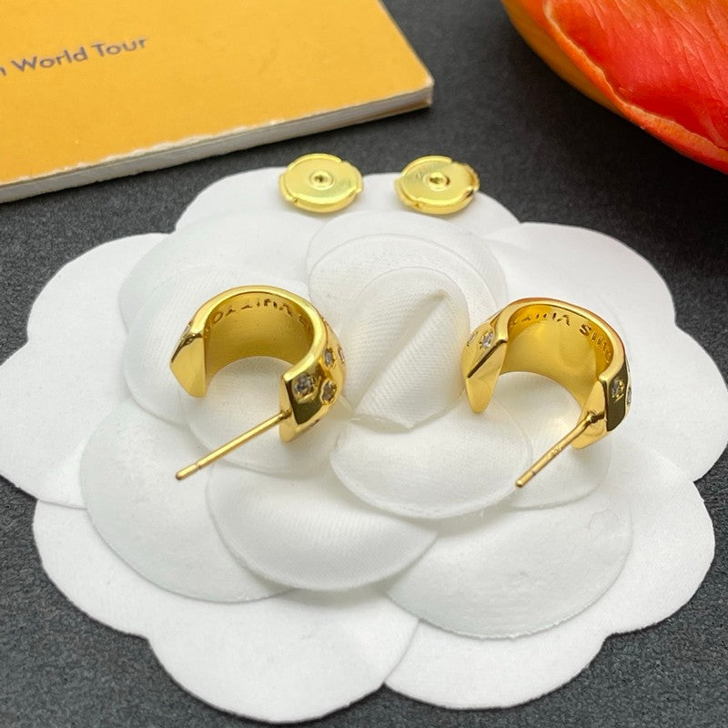 Louis Pave Diamond Earrings