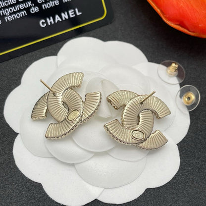 CC Pearl & Diamond Earrings