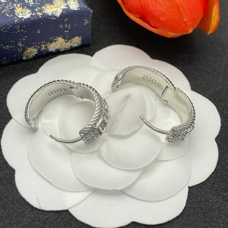 CD Diamond Circle Earrings
