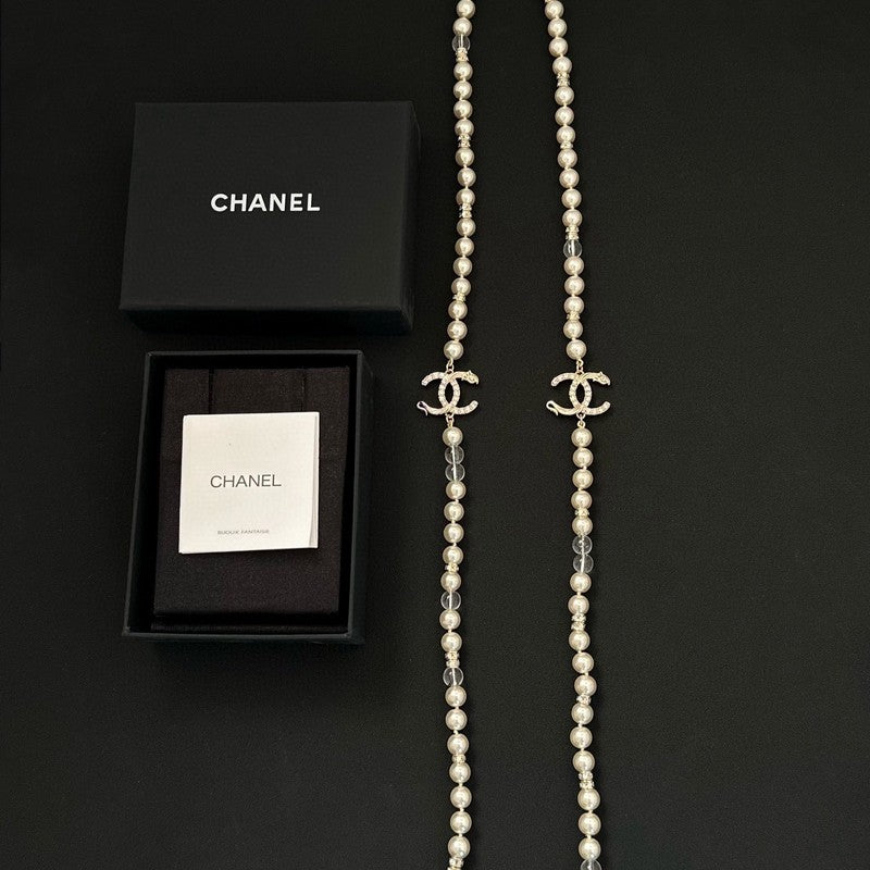 CC Classic Pearls Long Necklace