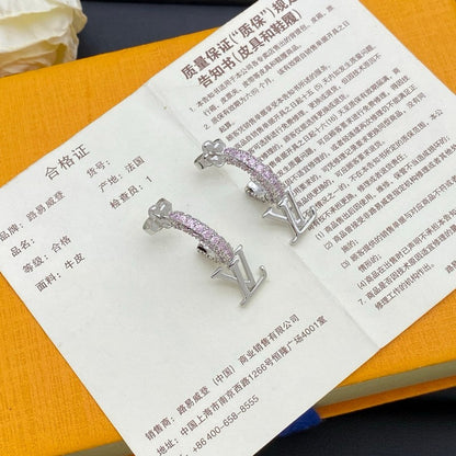 Louis Iconic Diamond Long Earrings