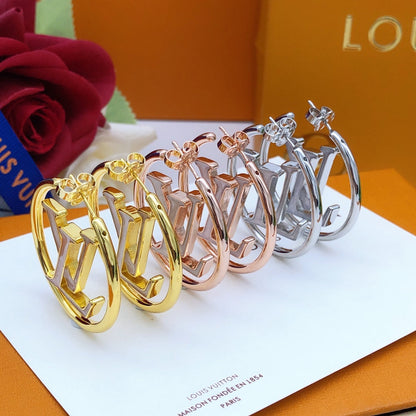 Louis Louise Hoop Pearls Earrings