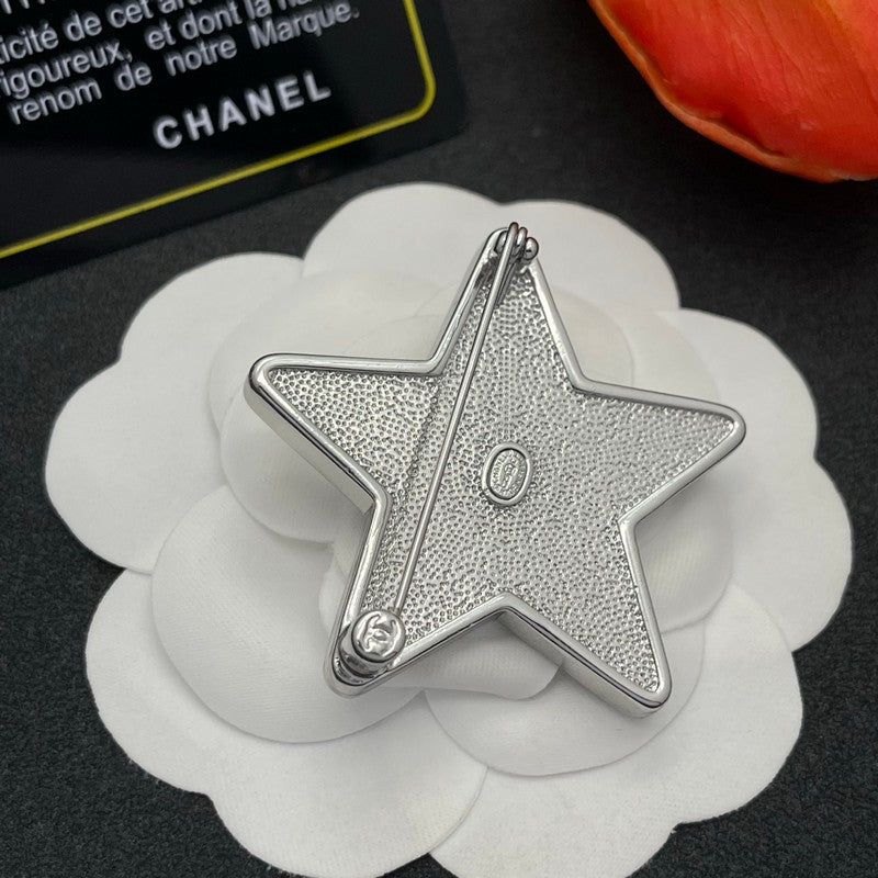 CC Star Gold Brooch