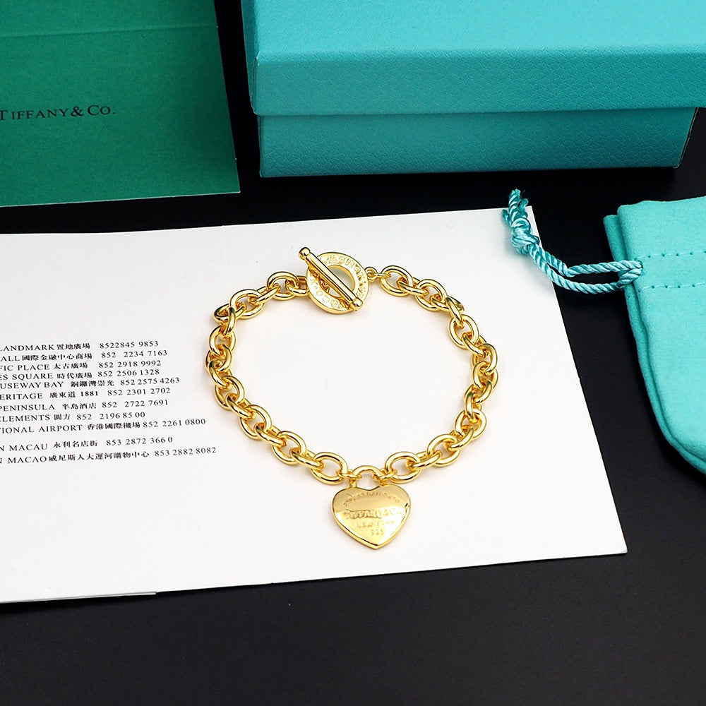 Tiffany Tag Chain Bracelet