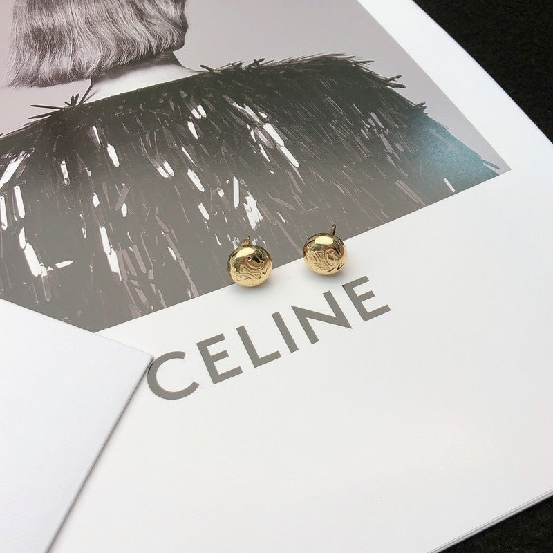 CE Gold Earrings