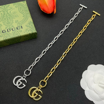 GG Interlocking G Gold Chain Bracelet