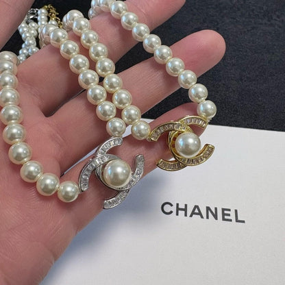 CC Pearl Gold Necklace