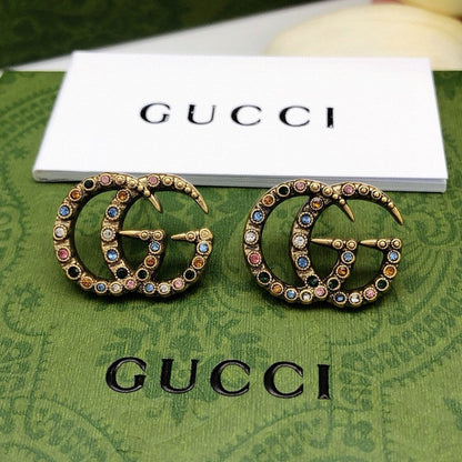 GG Color Crystal Earrings
