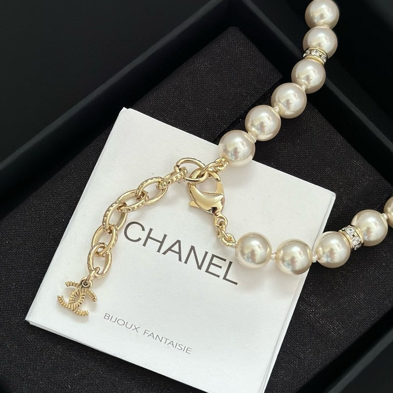CC Classic Pearls Long Necklace