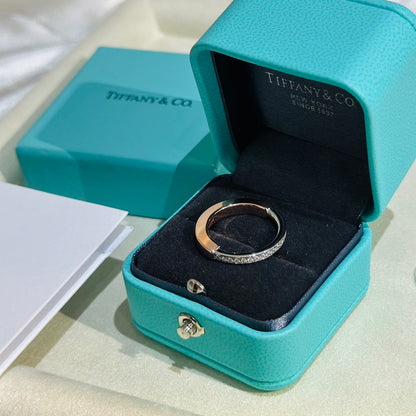 Tiff Lock Diamond Rose Gold Ring