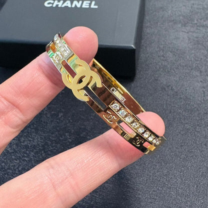 CC Pave Diamond Gold Bracelet