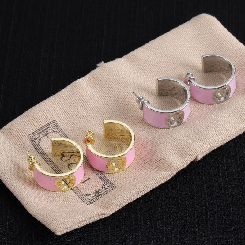 GG Color Enamel Earrings