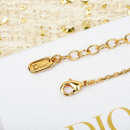 CD Bow Tie Diamond Necklace