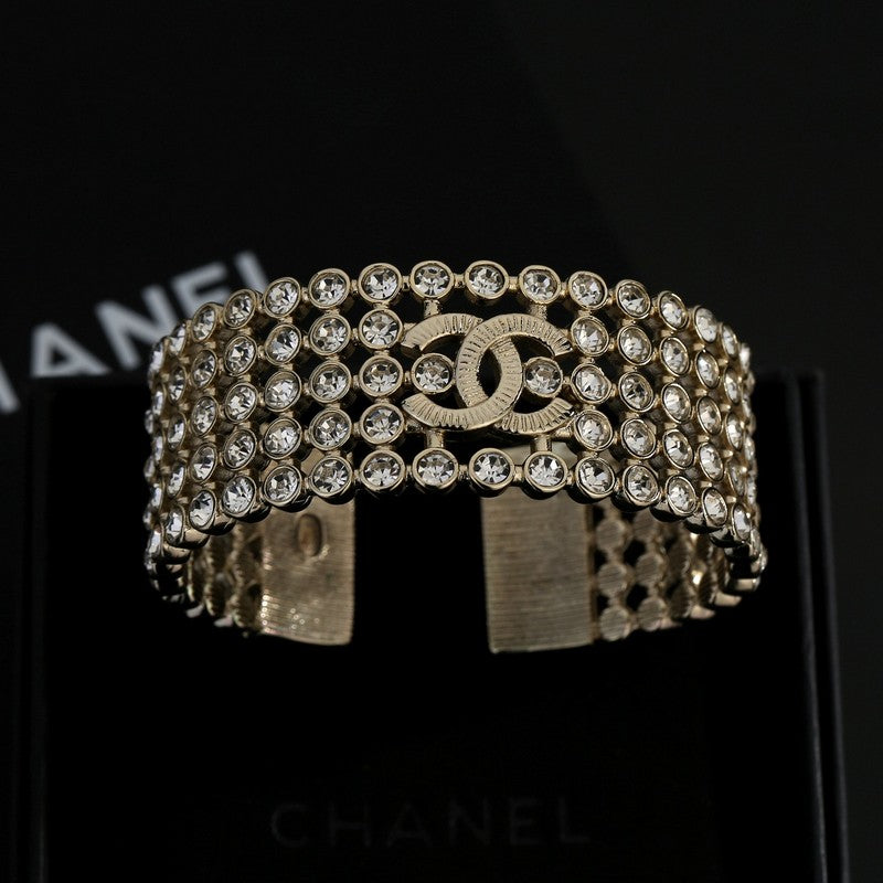 CC Diamond Cuff Bracelet