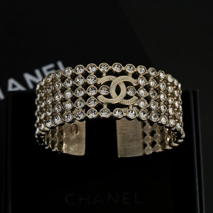 CC Diamond Cuff Bracelet