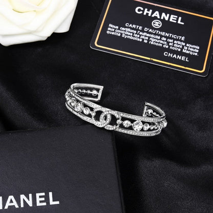 CC White Gold Diamond Bracelet