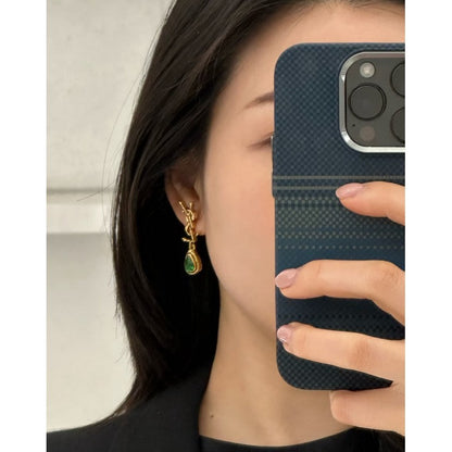 Saint Emerald Gold Earrings