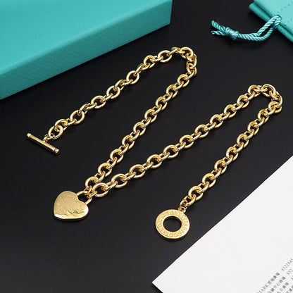 Tiff Tag Chain Necklace