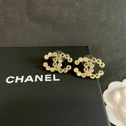 CC Red Crystal Earrings