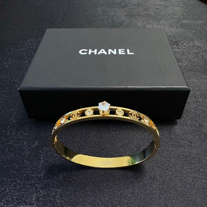 CC Diamond Gold Bracelet