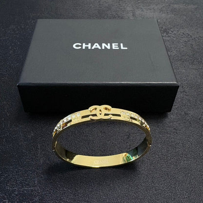 CC Pave Diamond Gold Bracelet