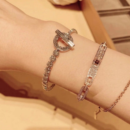 Herm Diamond Chain Bracelet
