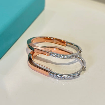 Tiff Lock Diamond Earrings
