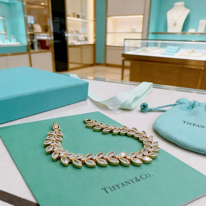 Return to Tiffany Crystal Rose Gold Bracelet